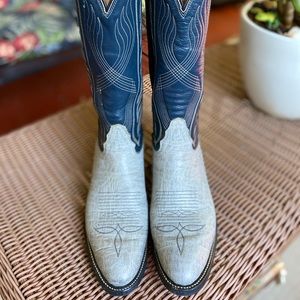 SOLD!!! Awesome Tony Lama Antelope Cowboy Boots